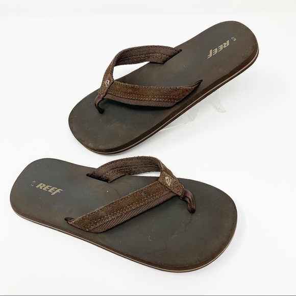 reef suede flip flops